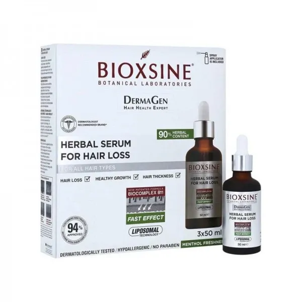 BIOXSINE Sérum anti chute, 3 flacons 50ml