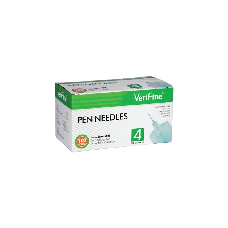 VERIFINE Aiguilles Stylos À Insuline 4 MM B/100