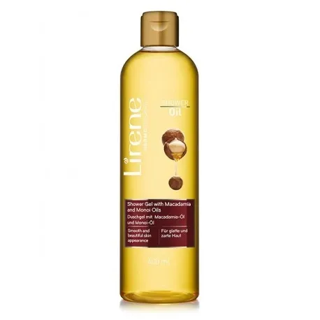 Lirene Huile de Douche à la Macadamia et au Monoï 400 mL