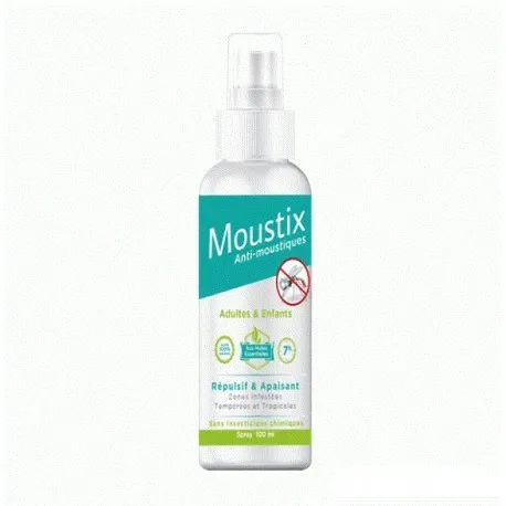 Moustix Spray Anti-Moustiques Répulsif et Apaisant 100 mL