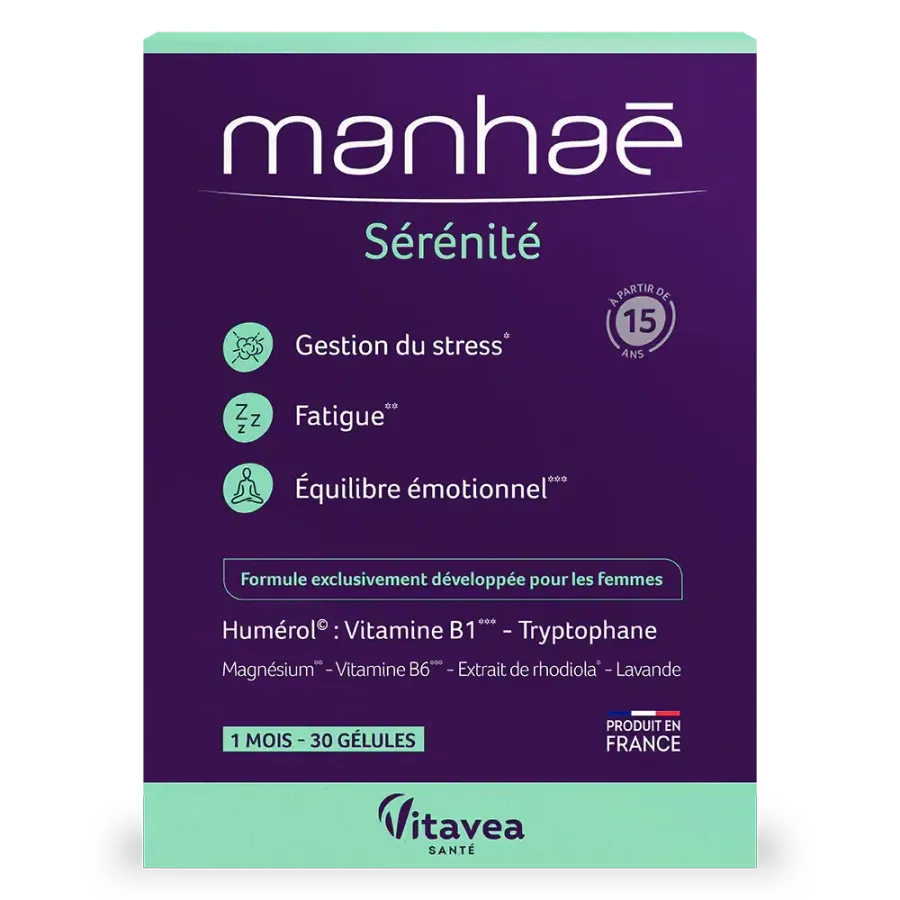 Vitavea manhaé sérénité 30 gélules (DATE EXP 01/2027)