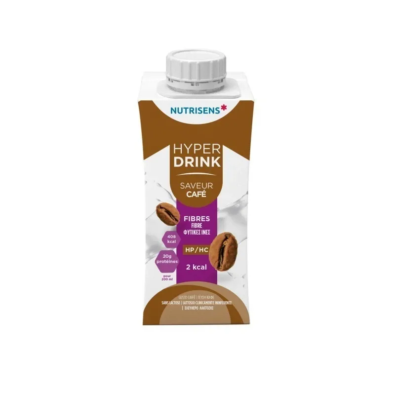 NUTRISENS HYPERDRINK 2 KCAL SAVEUR CAFE 200 ML