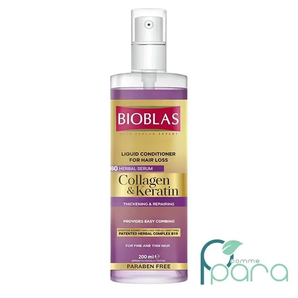 BIOBLAS Après-Shamp Collagène&Kératine,200ml