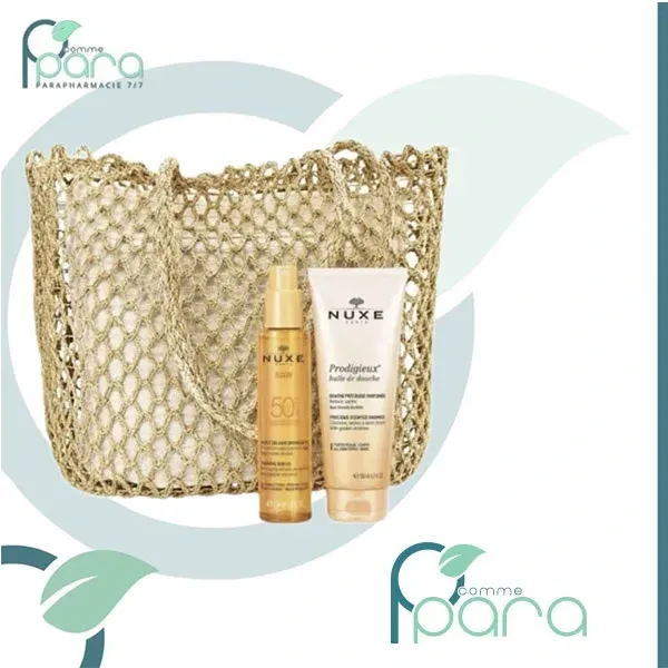 NUXE Sac Huile Solaire Bronzante+Huile Douche