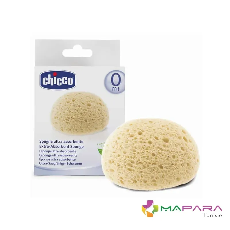 Chicco Extra-Absorbent Éponge 0M+