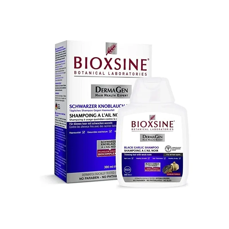 BIOXSINE Shampoing Végétal à L’Ail Noir 300mL