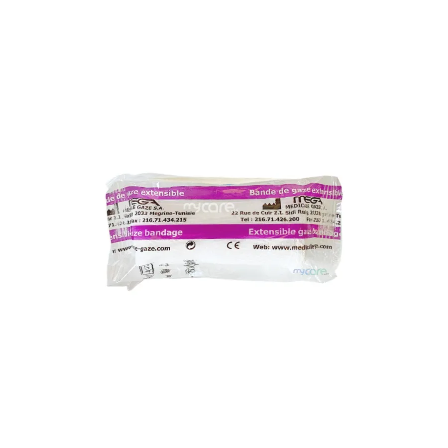 Mega - Bande de gaze extensible 10cm*4m