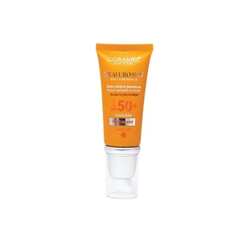 L’Oramel Hyaluro Sun Ecran SPF50+ Invisible Hydratant (Peau Normale à Mixte) 50 mL
