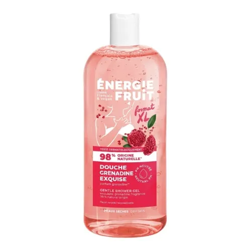 ENERGIE FRUIT GEL DOUCHE HYDRATANT GRENADINE EXQUISE A L’ALOE VERA 500 ML