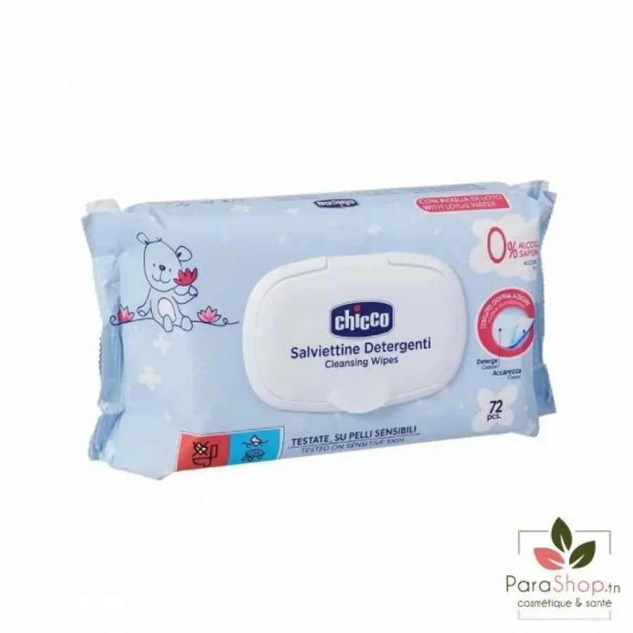 Chicco Lingettes pour le Change 72PCS