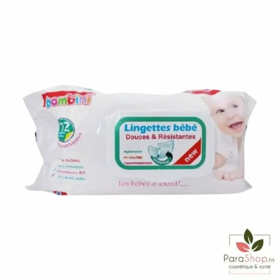 BAMBINI LINGETTES BEBE DOUCES ET RESISTANTES 72PIECES - 1001