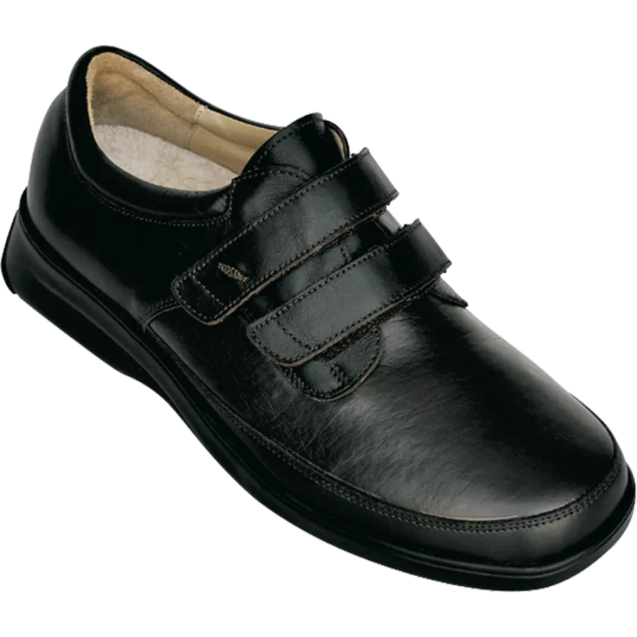 Chaussures de confort homme Dante Velcro noir