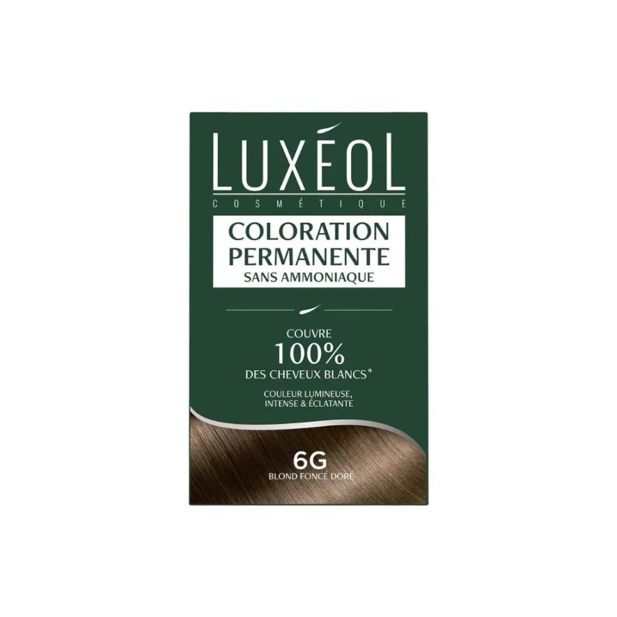 Luxeol Coloration Permanente 6G Blond Foncé Doré