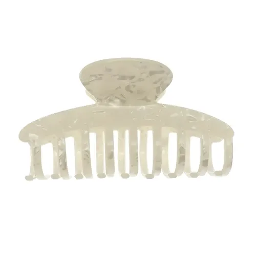 Titania Pince Cheveux Blanc Nacré 10 cm 8259