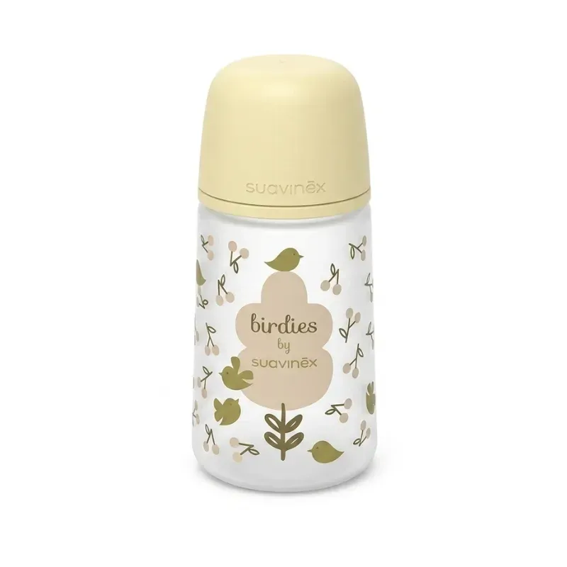 SUAVINEX BIBERON PREMIUM BIRDIES DEBIT MOYEN 270ML
