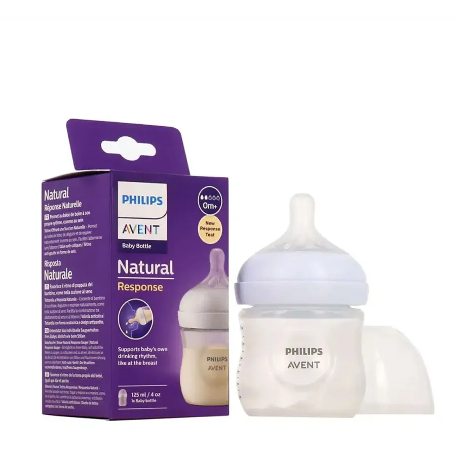 Philips Avent - Biberon Natural avec tétine - 0m+ - 125ml