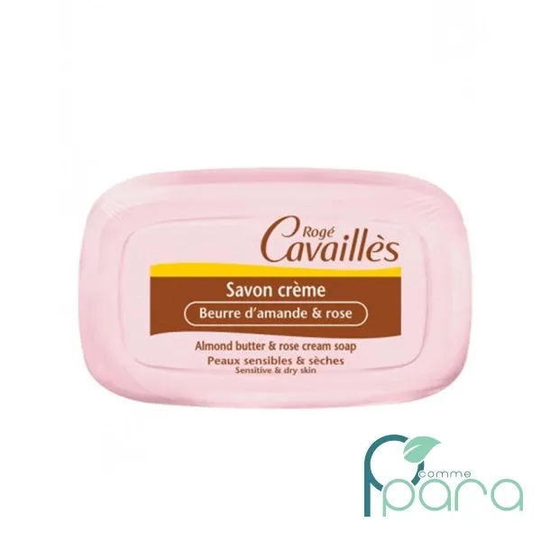 CAVAILLES Savon Crème Beurre Amande Rose