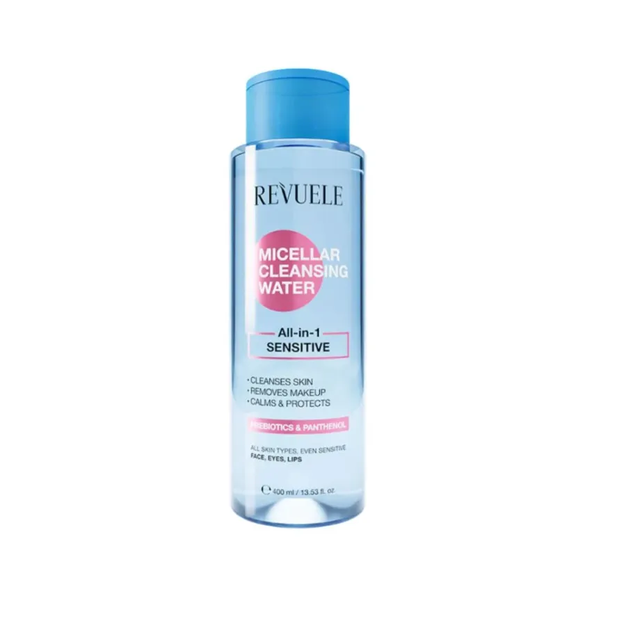 Revuele Eau Micellaire Démaquillante Tout en 1 Peaux Sensibles 400 mL