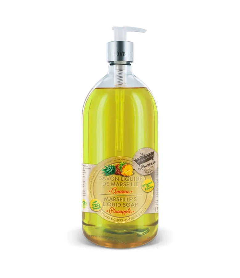 Savon liquide ananas - Les petits Bains De Provence - 1litre