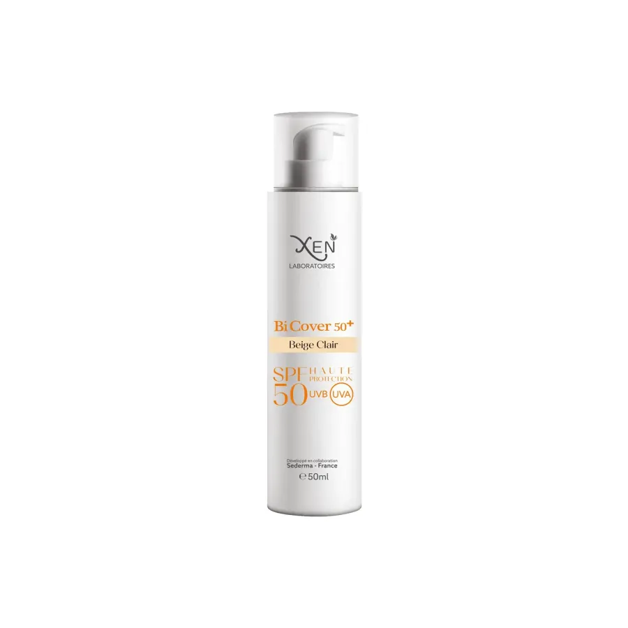 Xen Bi Cover Ecran Teinte Beige Clair Spf50+ 50ml