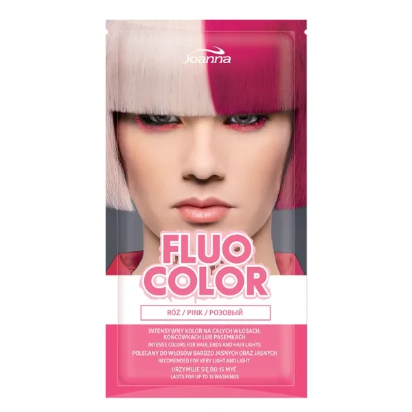Shampoing colorant - Joanna Fluo Color - rose