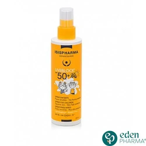Isispharma Uveblock Spray Solaire Enfants Tres Haute Protection SPF50+ 200 ml