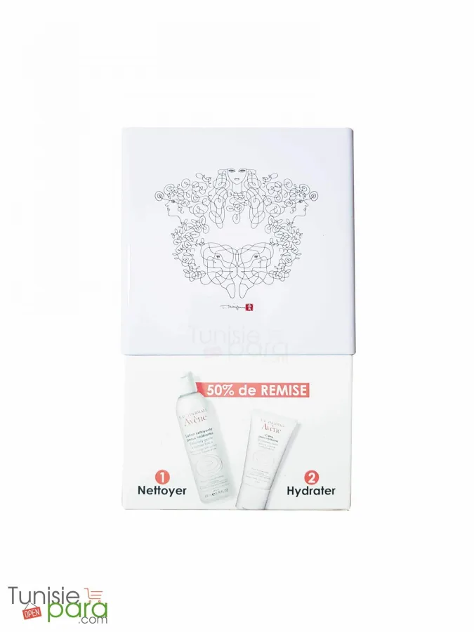 Avene boite “nettoyer et hydrater” peau intolérante