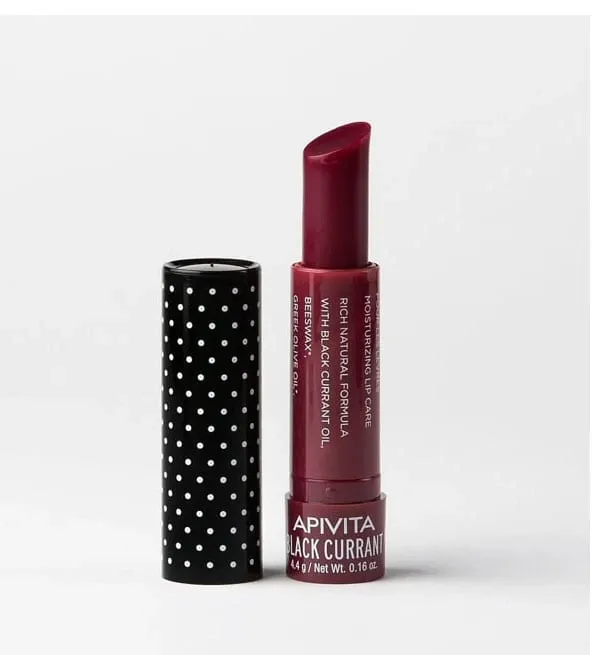 apivita stick a levres black currant coloré