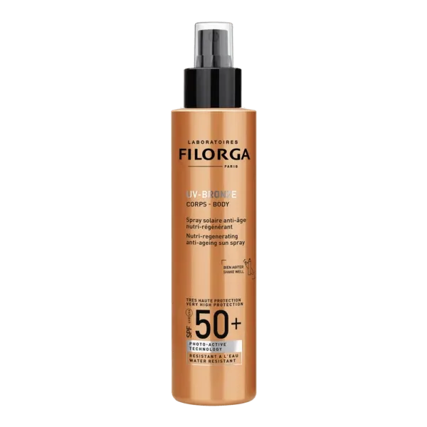 Filorga Uv Bronze Corps Spf50+ Spray Solaire Anti Age Nutri Régénérant 150mL