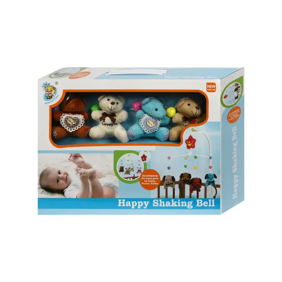 JOUETS: MANEGE MUSICAL PELUCHE POUR LIT CAB-618