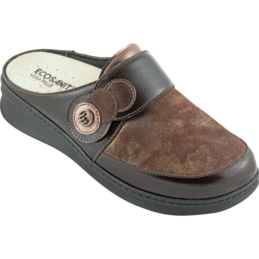 Mules femme Lady 21 brun foncé