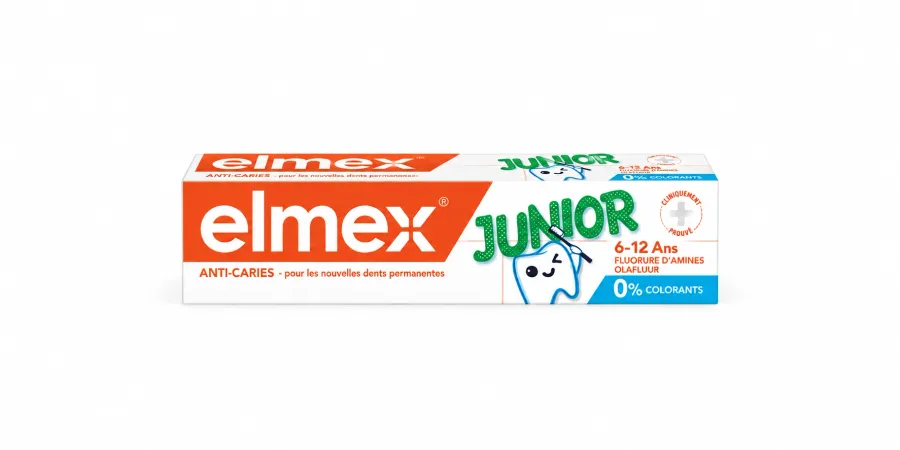 Elmex Dentifrice Junior 6 à 12 ans