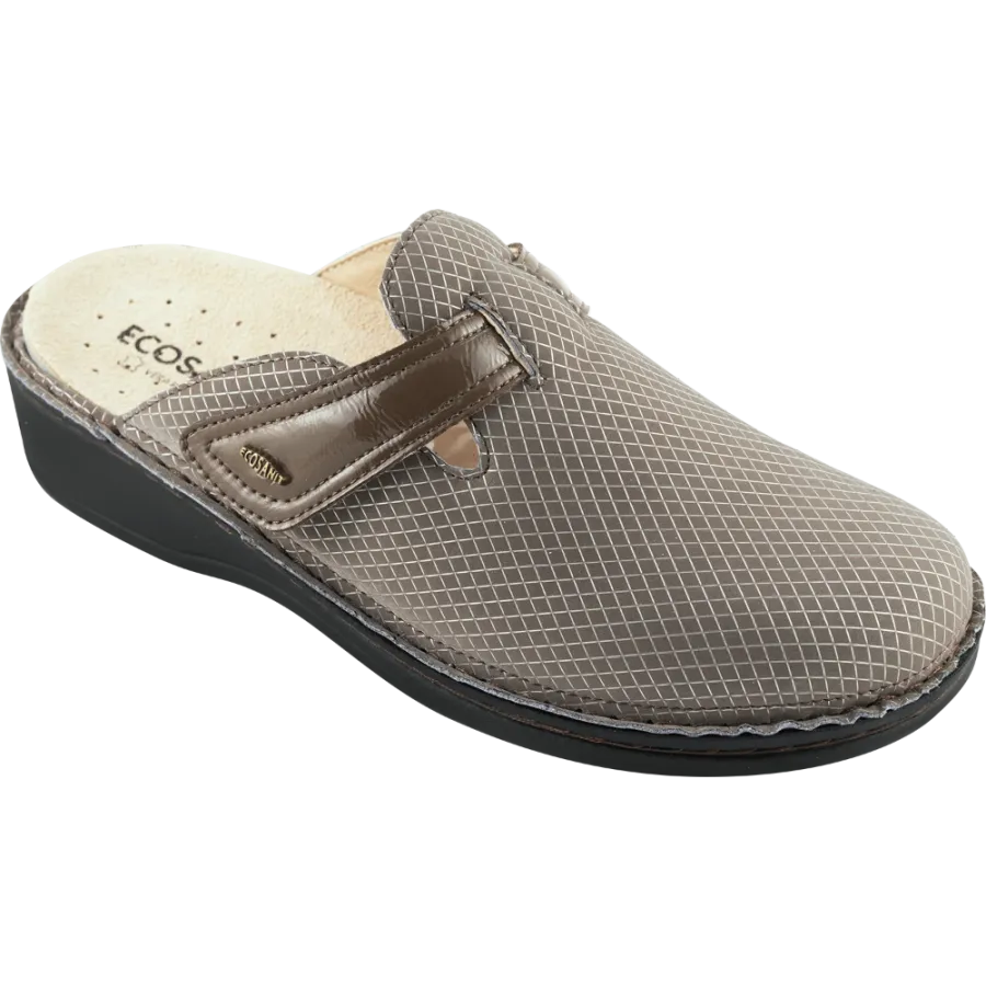 Mules femme Cora Velcro Foam taupe