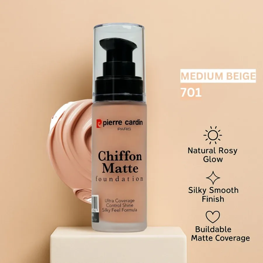 Pierre Cardin Chiffon Touch Foundation 701