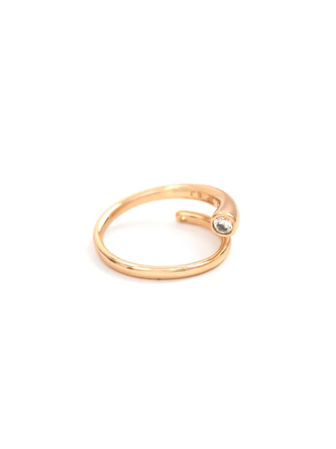 Bague Anneau Ouvert Lisse – Minimalisme Chic 7