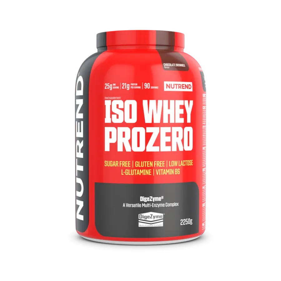 Nutrend ISO Whey Prozero 2250g Chocolate Brownies