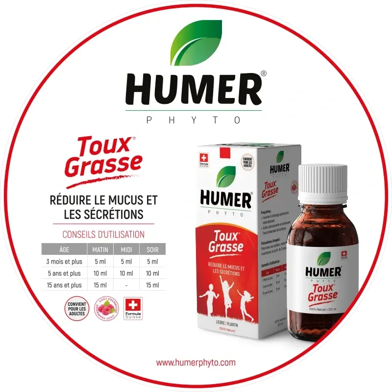 Humer Phyto Toux Grasse Sirop 125 ml