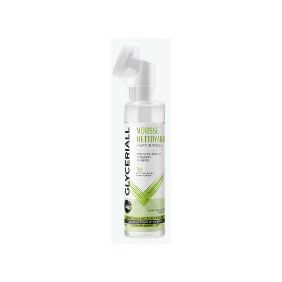 Glyceriall Mousse Nettoyante avec Brosse 200 mL