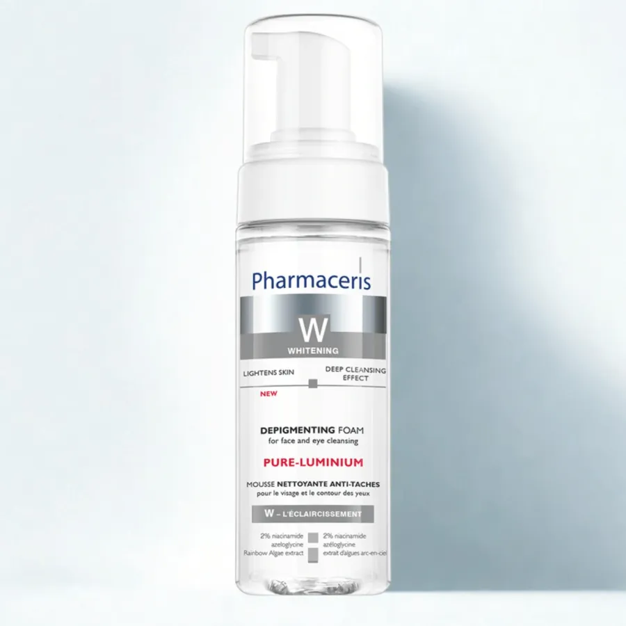 Pharmaceris W Pure Luminium Mousse Nettoyante Eclaircissante 150 mL