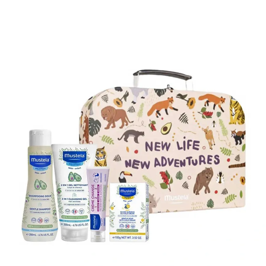 Mustela - Ma valise de naissance - 4 soins de détente