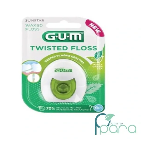 GUM Fil Dentaire Twisted Floss 30m 3500