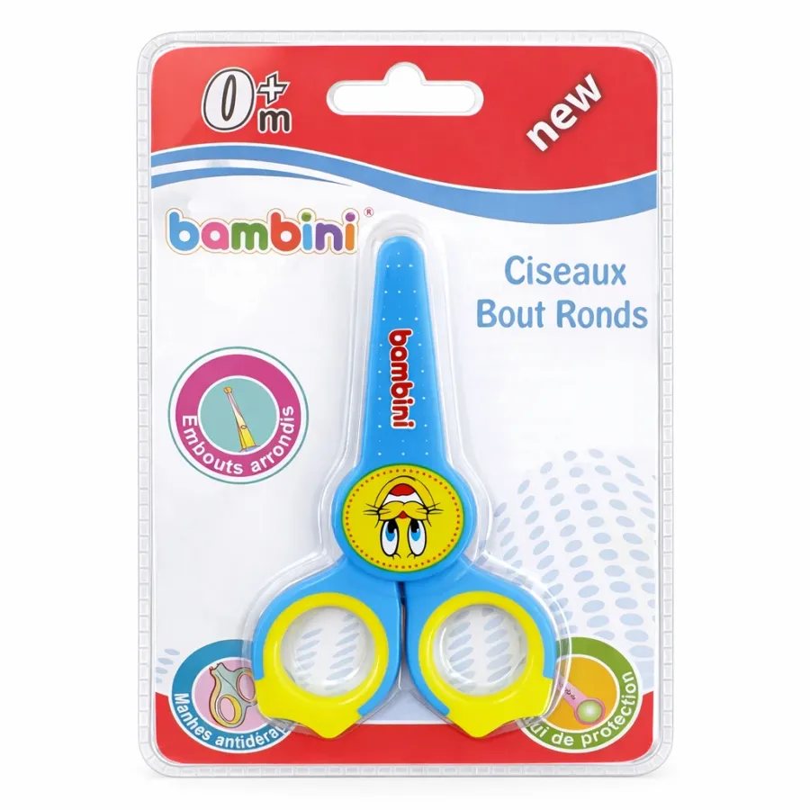 BAMBINI - CISEAUX BOUT RONDS +0MOIS REF 437