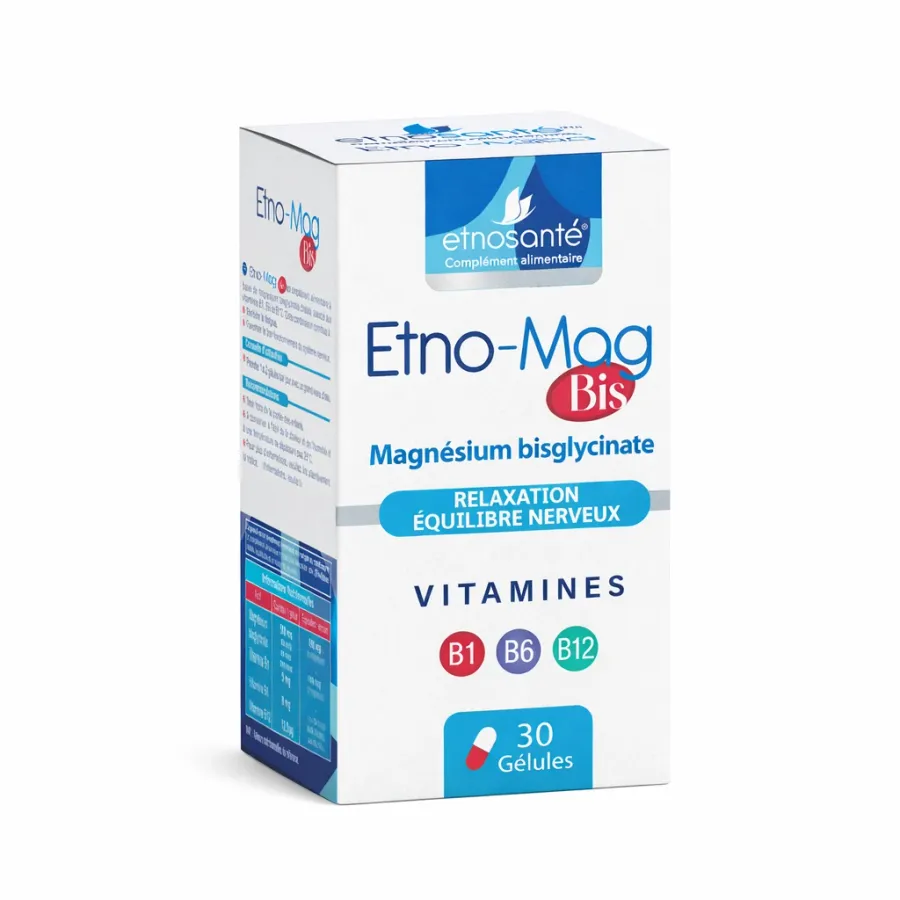 DAHLIA - ETHNO-MAG MAGNESIUM BISGLYCINATE 30 GELULES