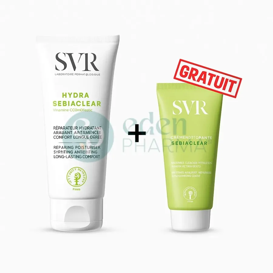 SVR Sebiaclear Hydra + Creme Nettoyante 55 ml Gratuite