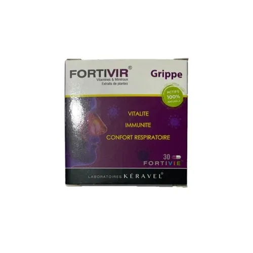 FORTIVIR stimulant immunitaire grippe 30 gelules