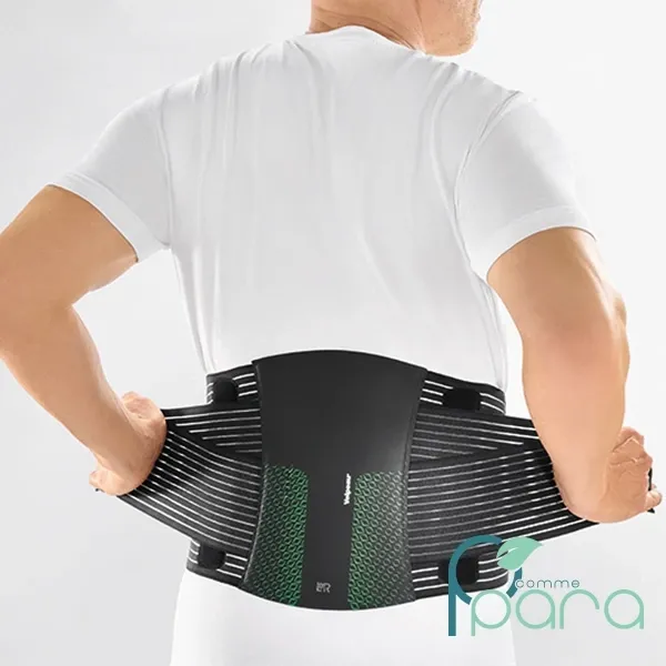 LR Velpeau Ceinture Dorsamix 26Cm Noir/ Vert 1