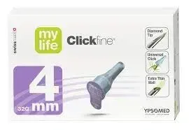 Aiguille De Stylo A Insuline Click Fine 4 Mm B/ 100