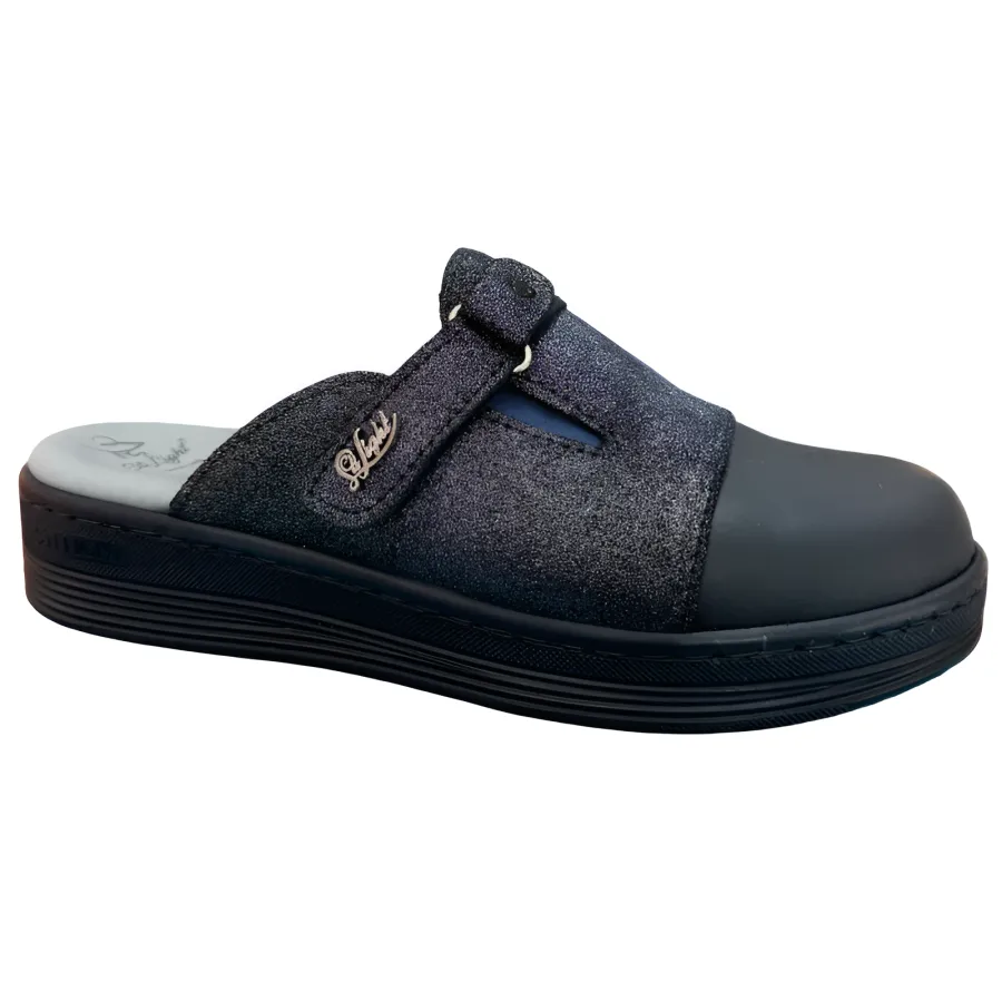 STI LIGHT - SABOTS ORTHOPEDIQUES NOIRS PAILETTES FEMME