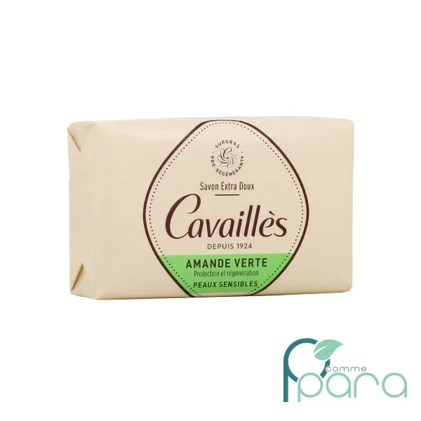 CAVAILLES Savon Surgras Amande Verte