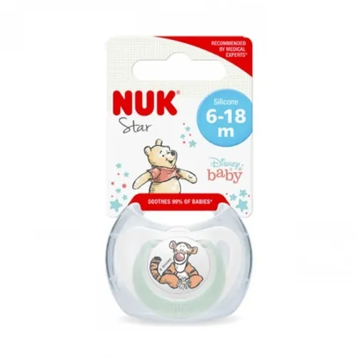 Nuk Sucette Star Disney Winnie 6-18Mois